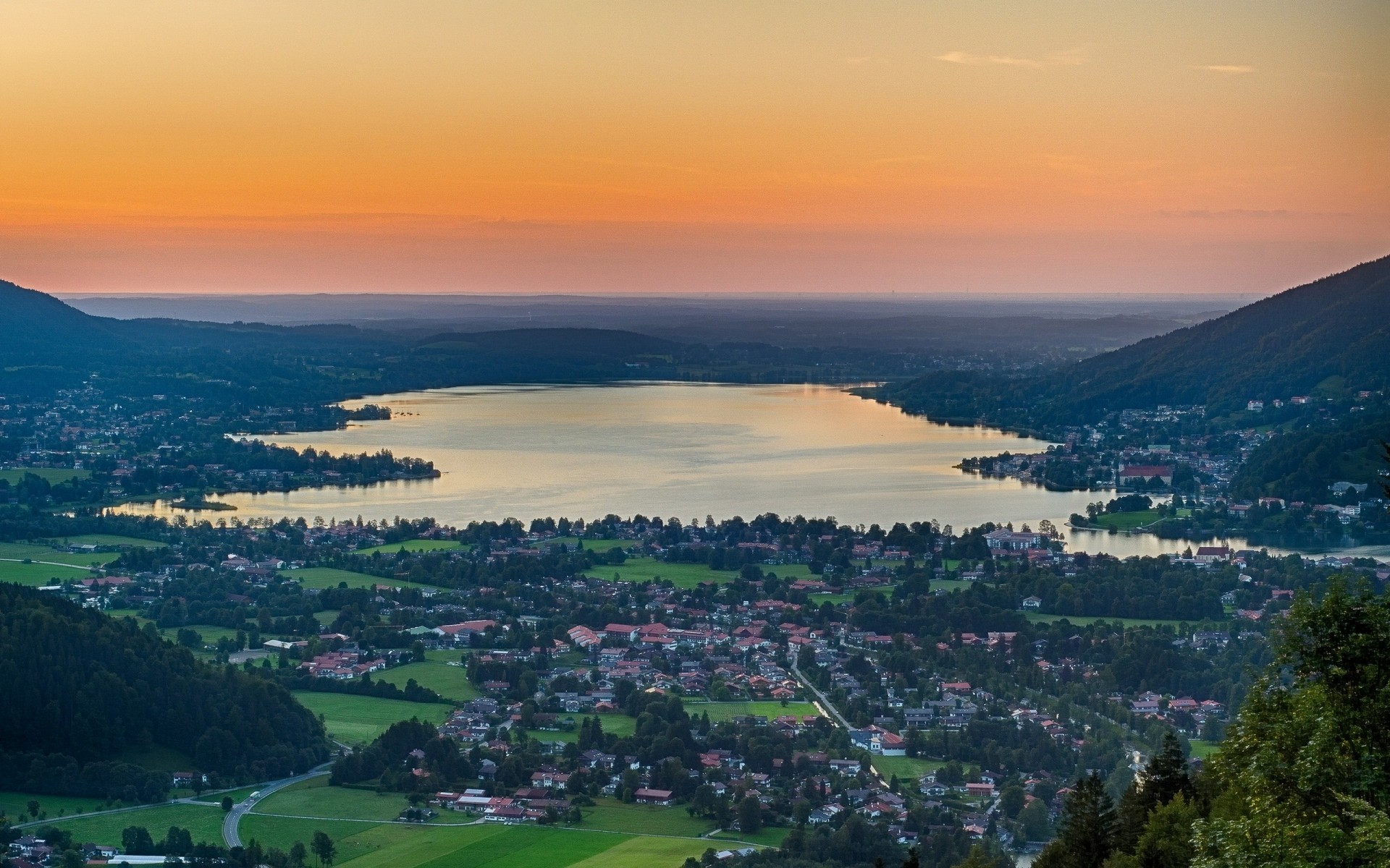 lac tegernsee lac panorama tegernsee bavière allemagne réparation