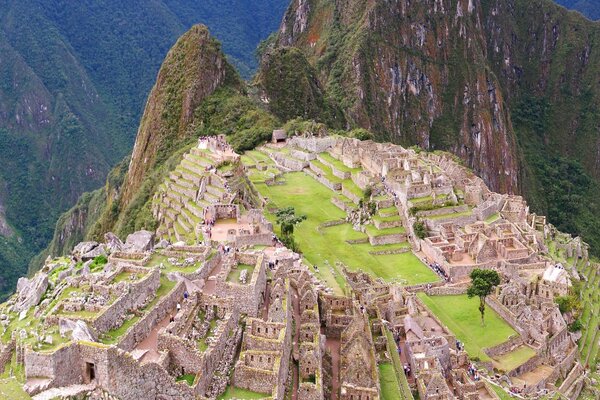 The Inca city is on a high. Breathtaking