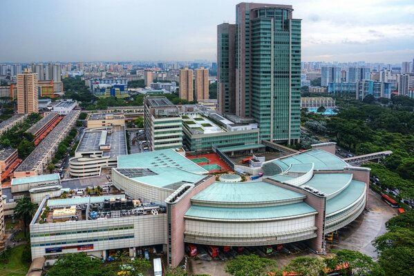 Unusual architecture in Singapore