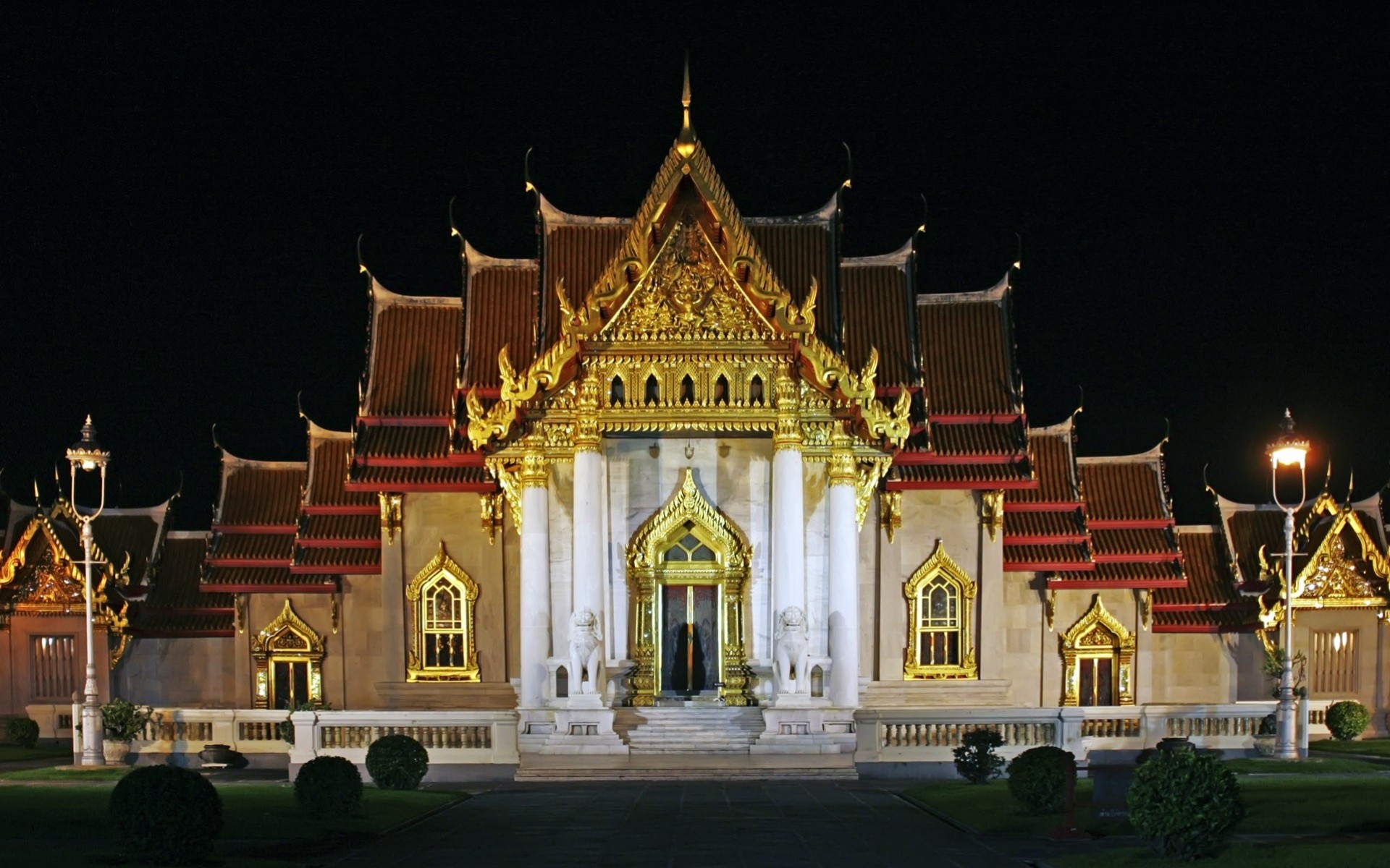 bangkok światło tajlandia noc miasto