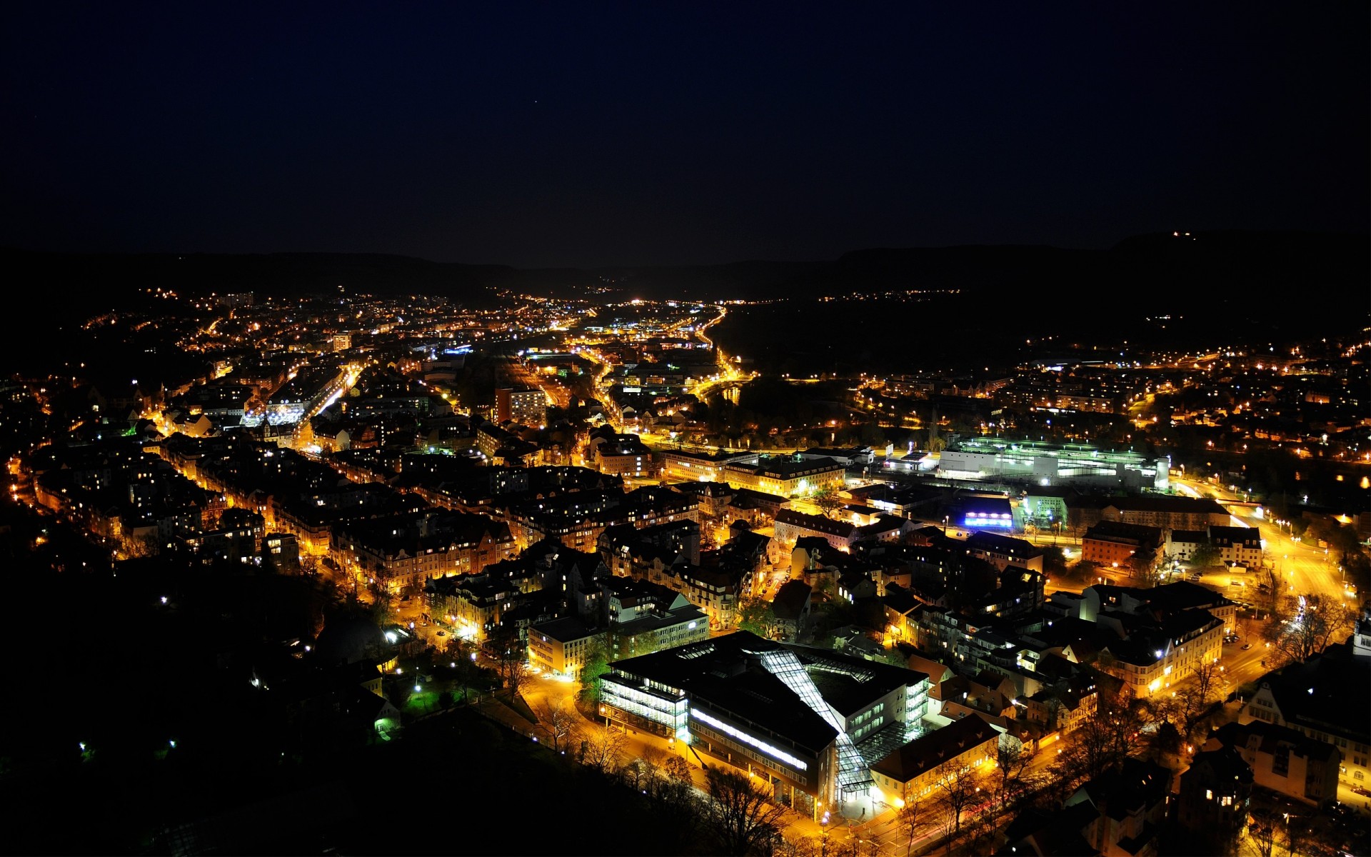 lumières nuit ville