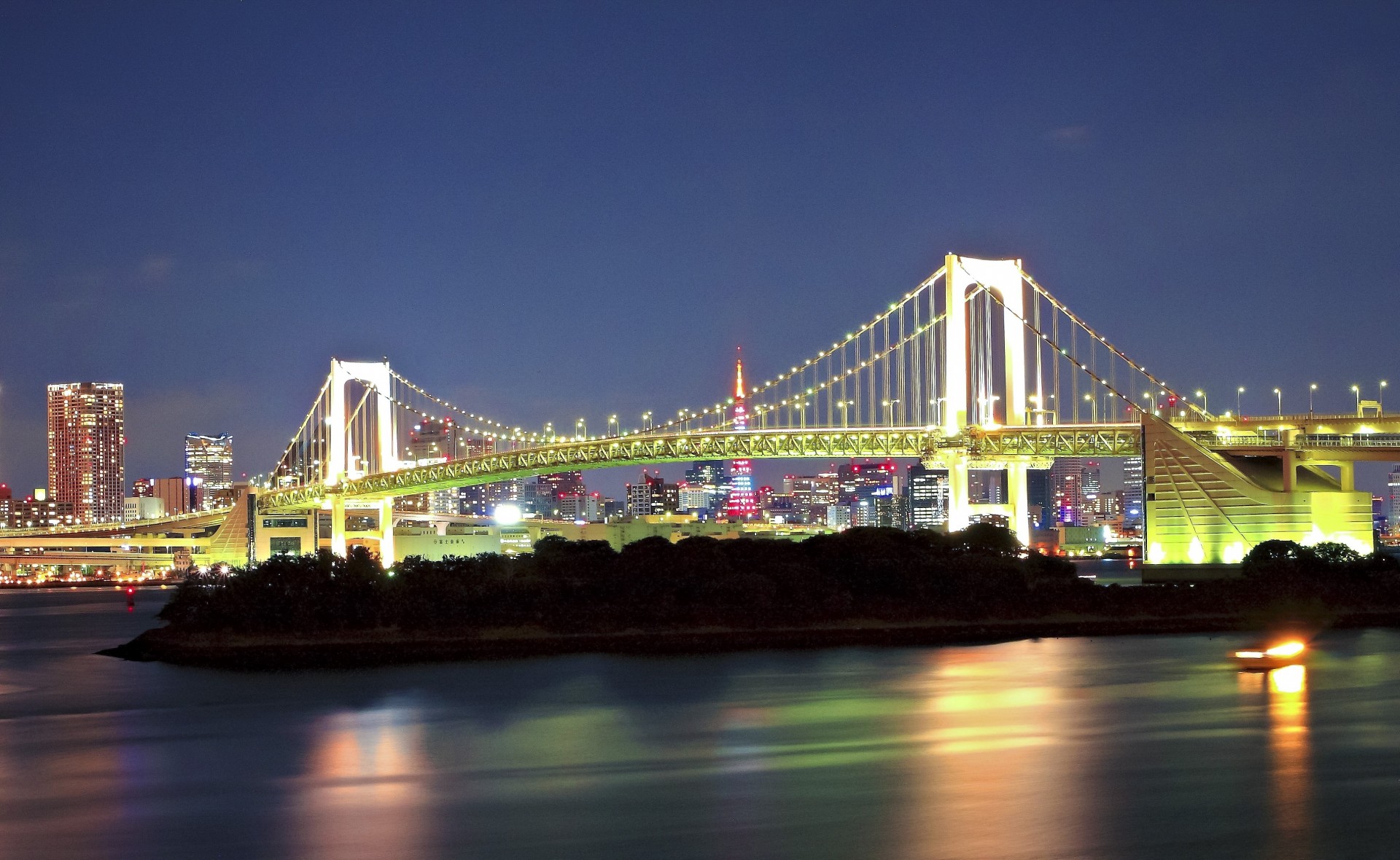 pont arc-en-ciel minato japon japon