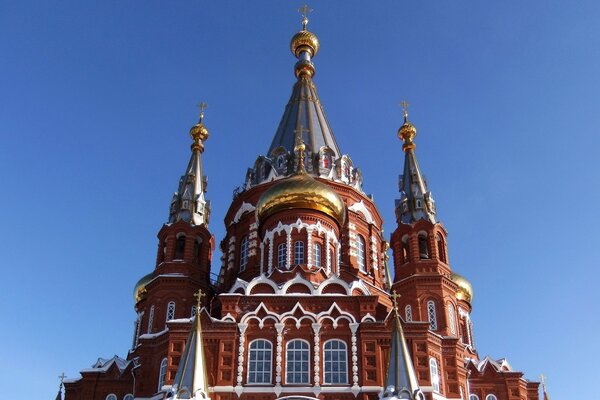 Vista del Kremlin en el cielo