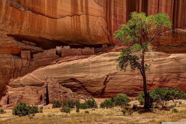 Einsamer Canyon wartet auf Touristen