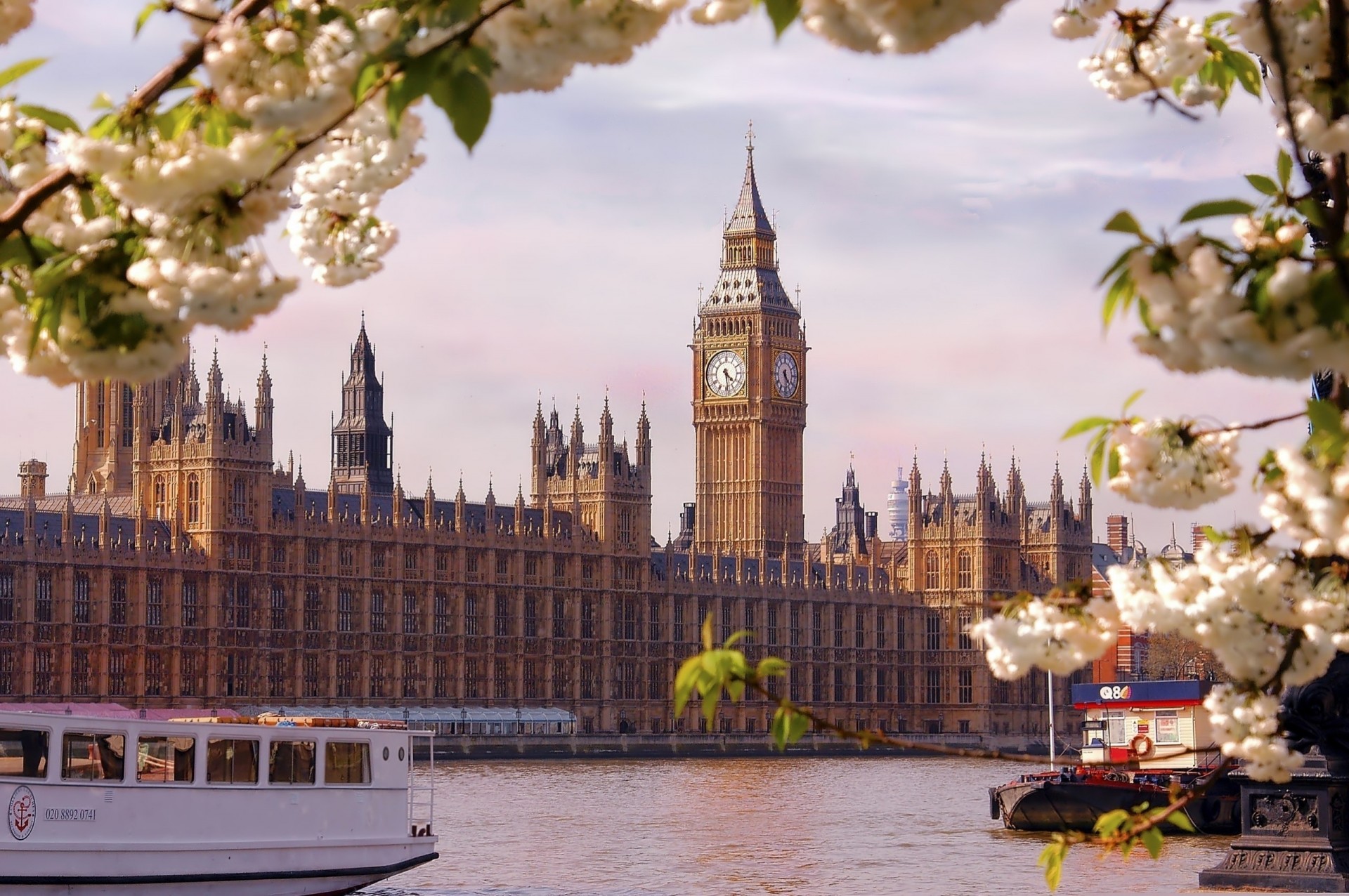 inglaterra edificio del parlamento londres río ciudad