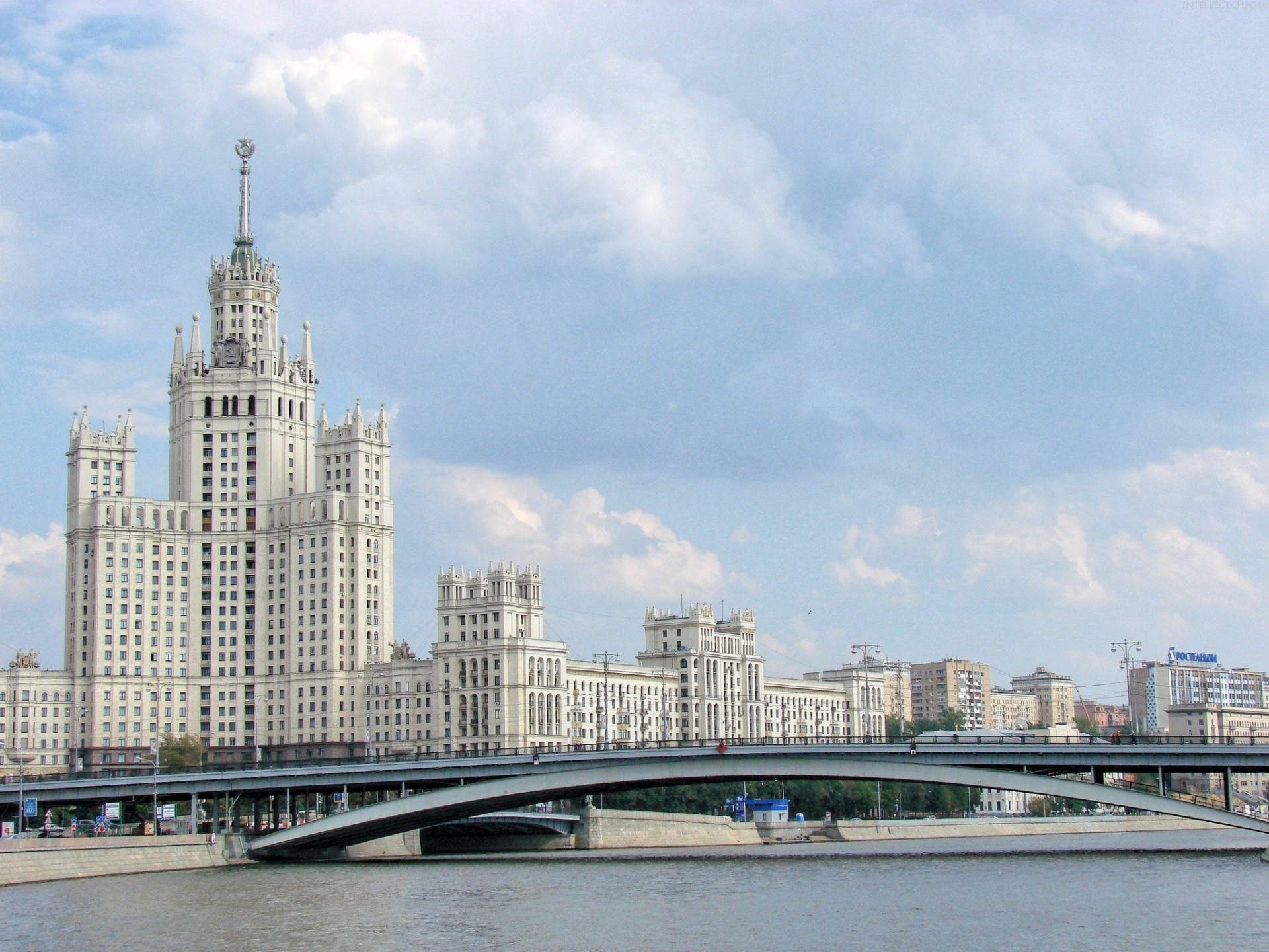 russland fluss außenministerium haus moskau hochhaus