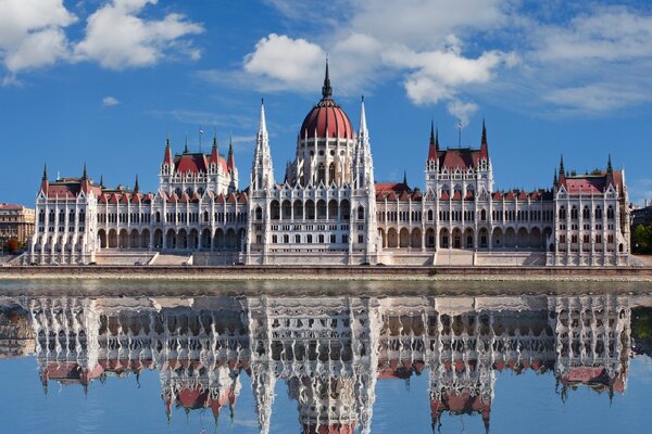 Parlamentsgebäude in Budapest, Ungarn