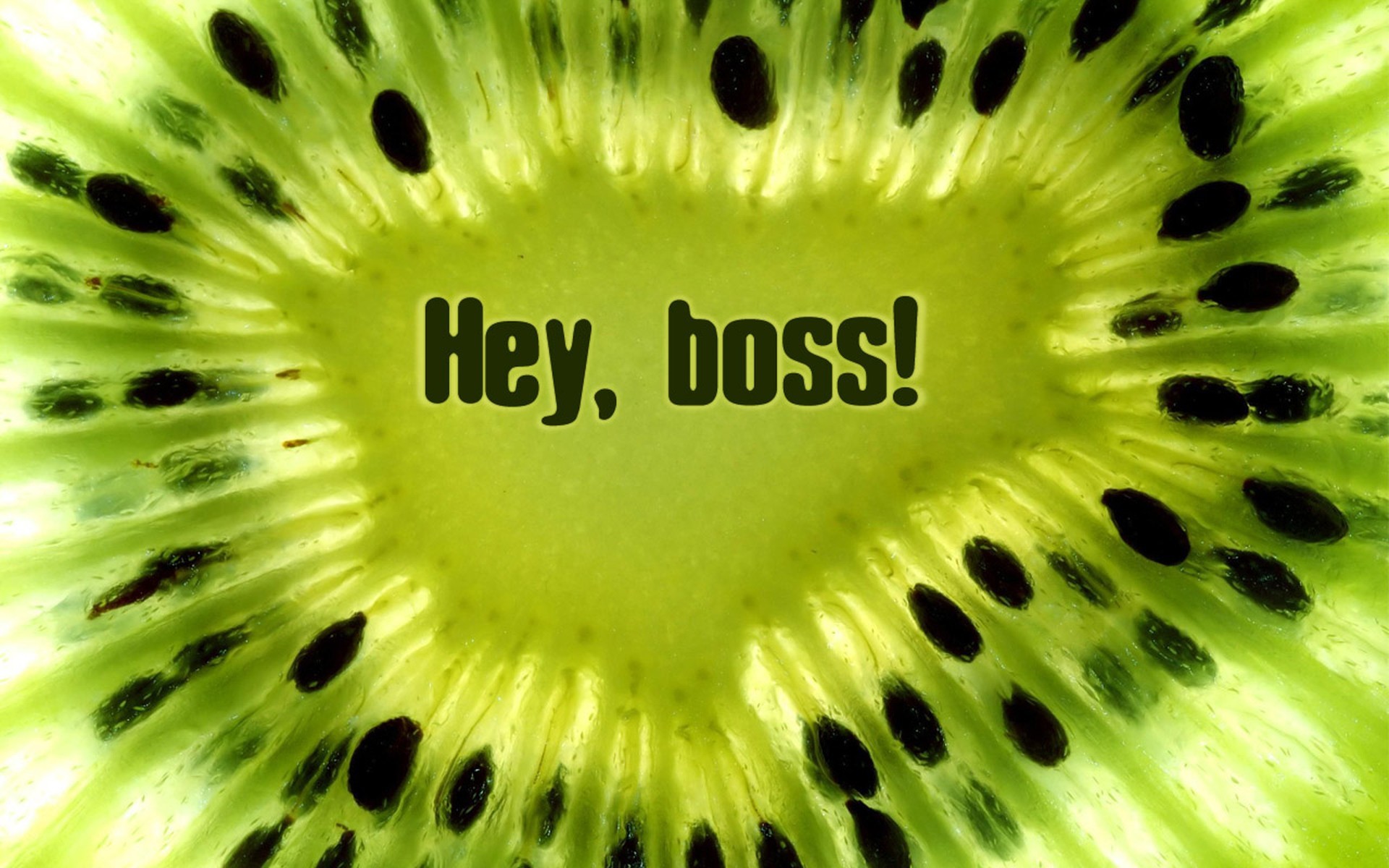 kiwi hey boss green