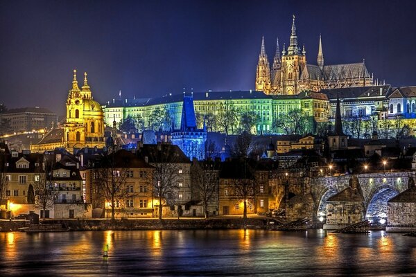 The beauty of Charles Bridge in Prague