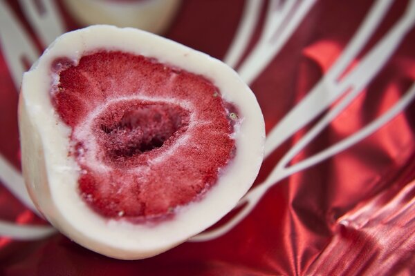 Photo fraises au chocolat en coupe