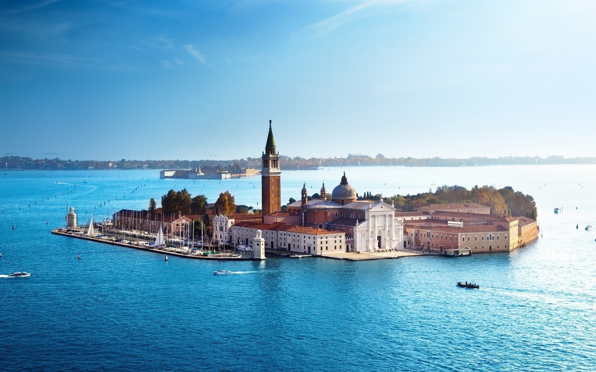 katedra san giorgio maggiore ocean wyspa morze wenecja budynek