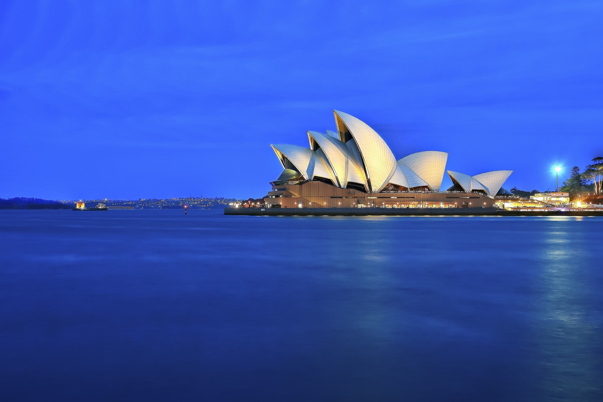 ópera de sydney noche sydney