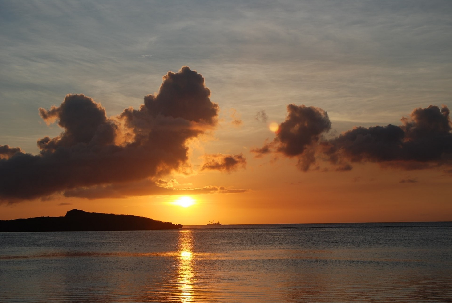 paesaggio tramonto