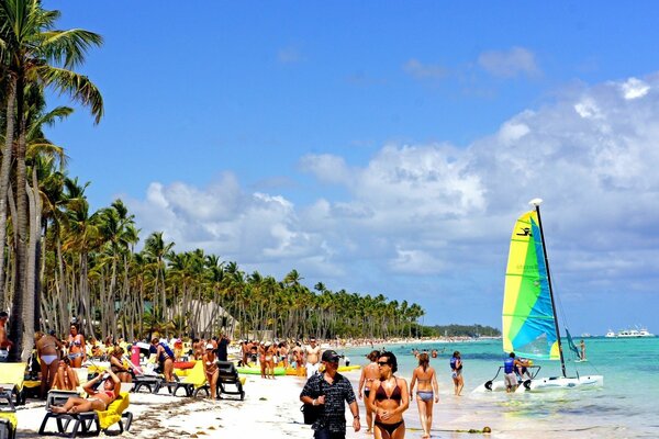 White sand and clear water