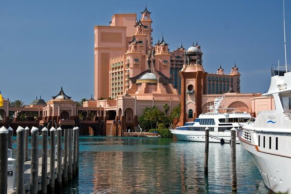 A building in Dubai on the river bank