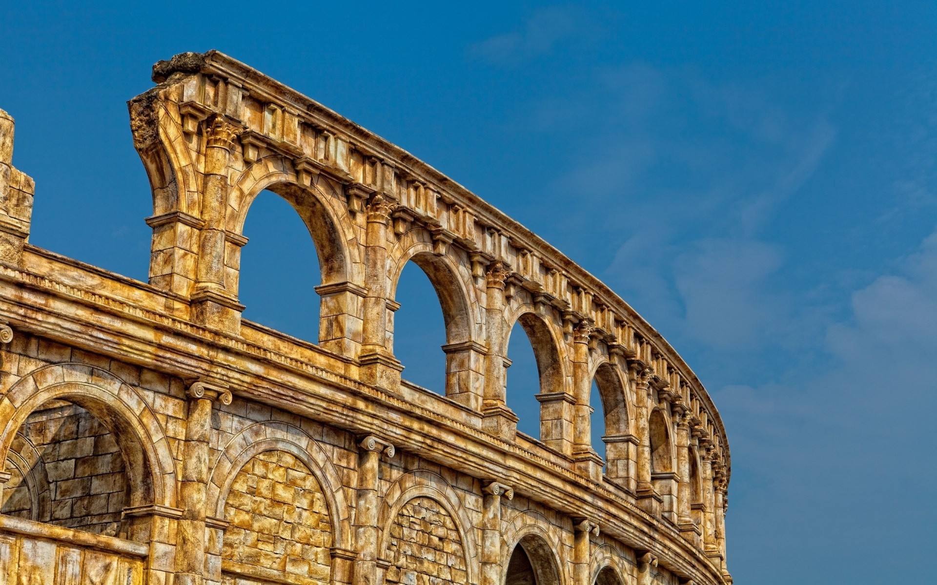 italy architecture coliseum rome