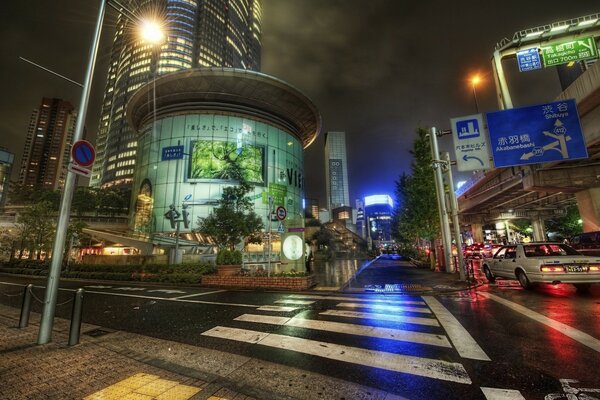 Japón, Tokio. Ciudad nocturna