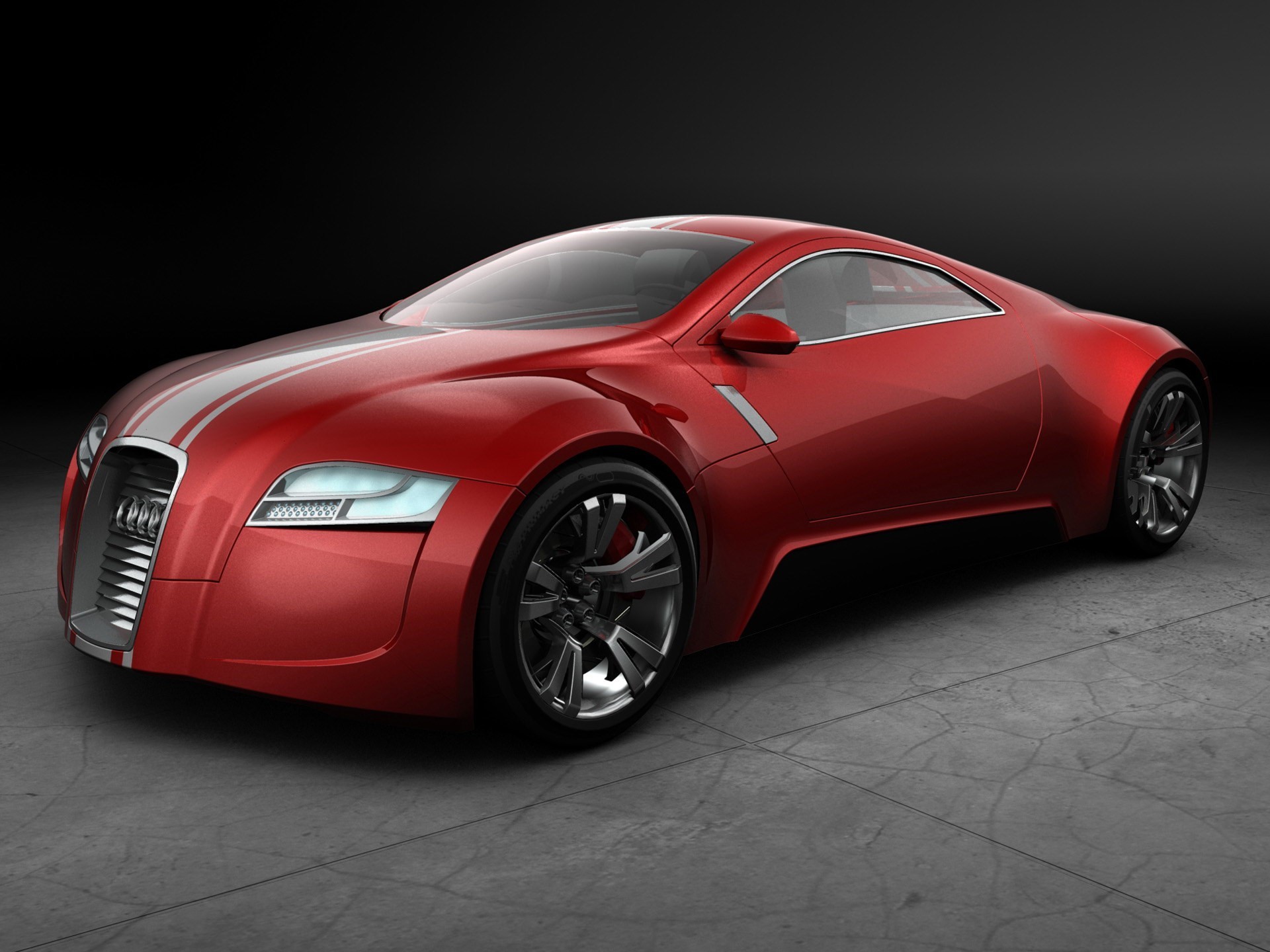 audi concept rouge