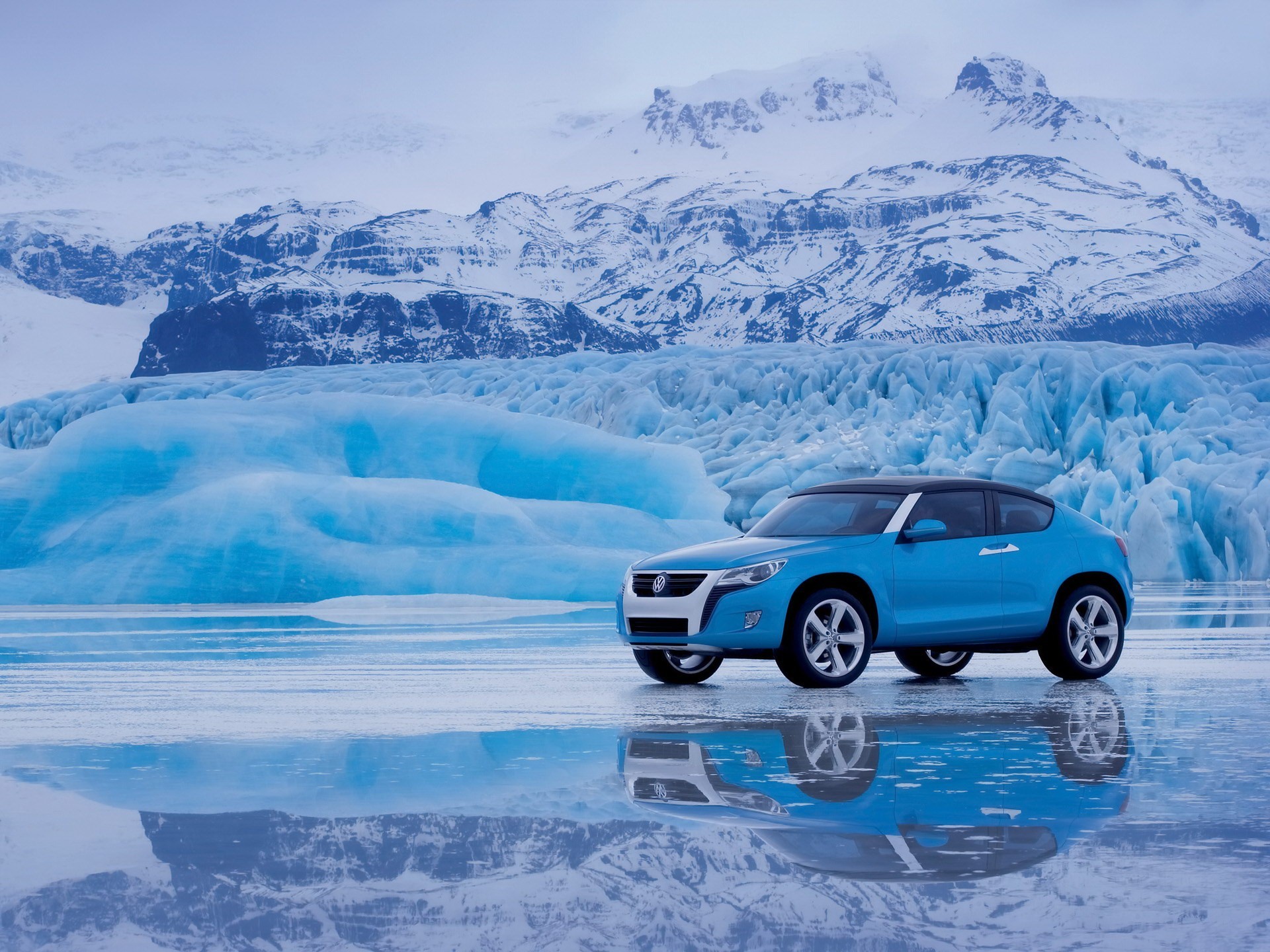 volkswagen ghiaccio inverno