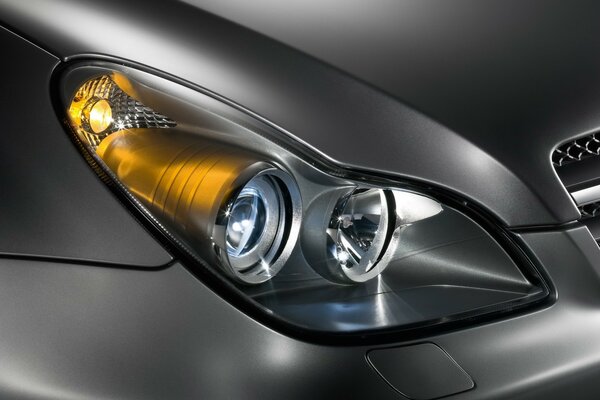 Metalic color car headlight