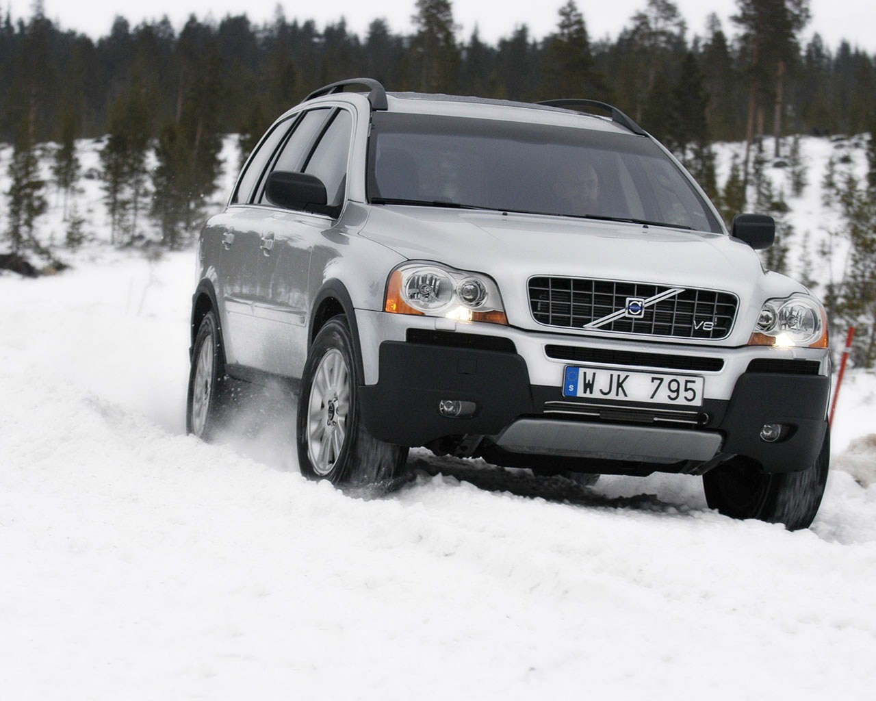 volvo inverno neve