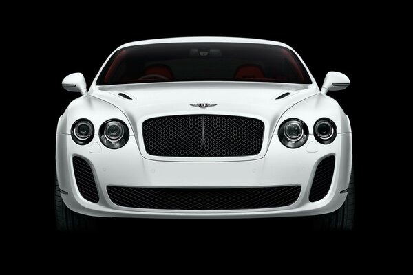 Bentley coche vista frontal