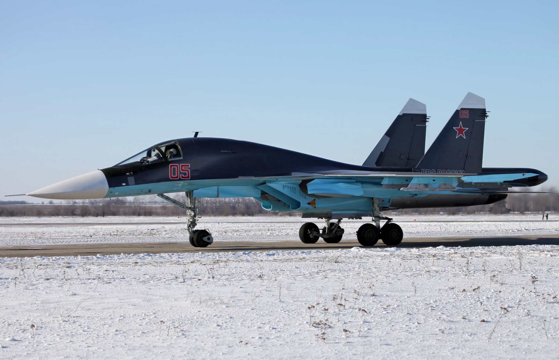 su-34 bomber beschützer