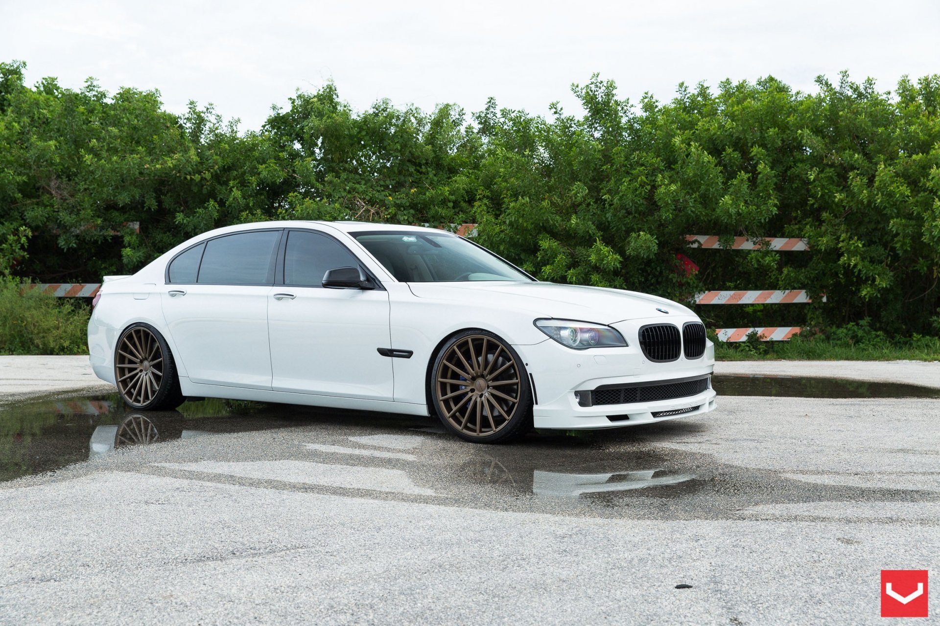 bmw 7 series vfs2 satin bronze bmw vossen