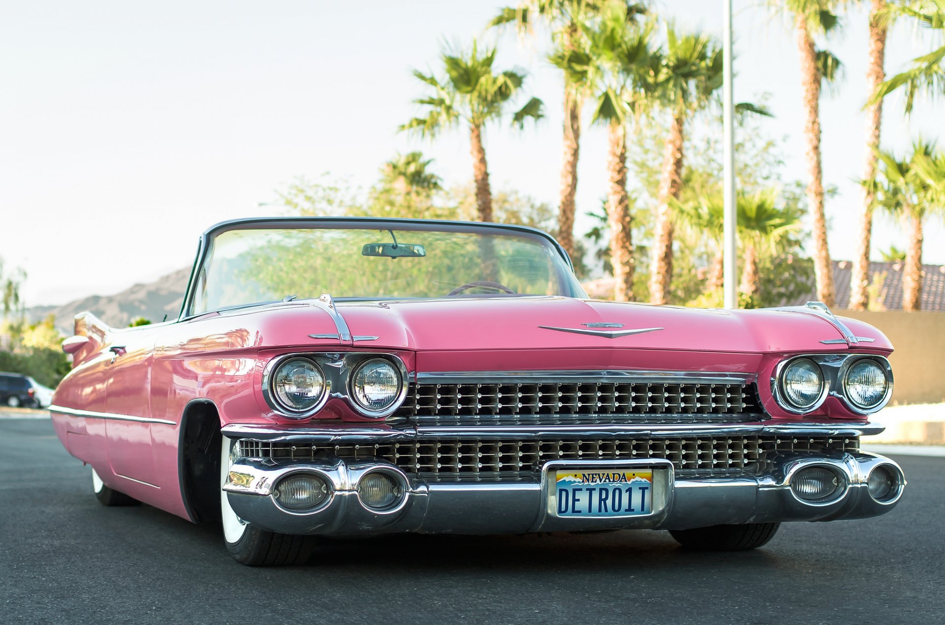 1959 cadillac cabrio przód kabriolet retro