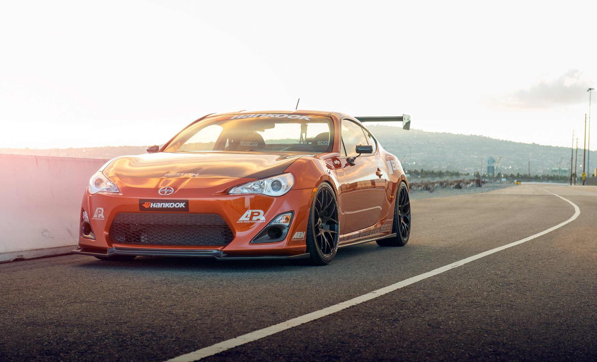 toyota scion fr-s naranja tuning delantero scion fr-s