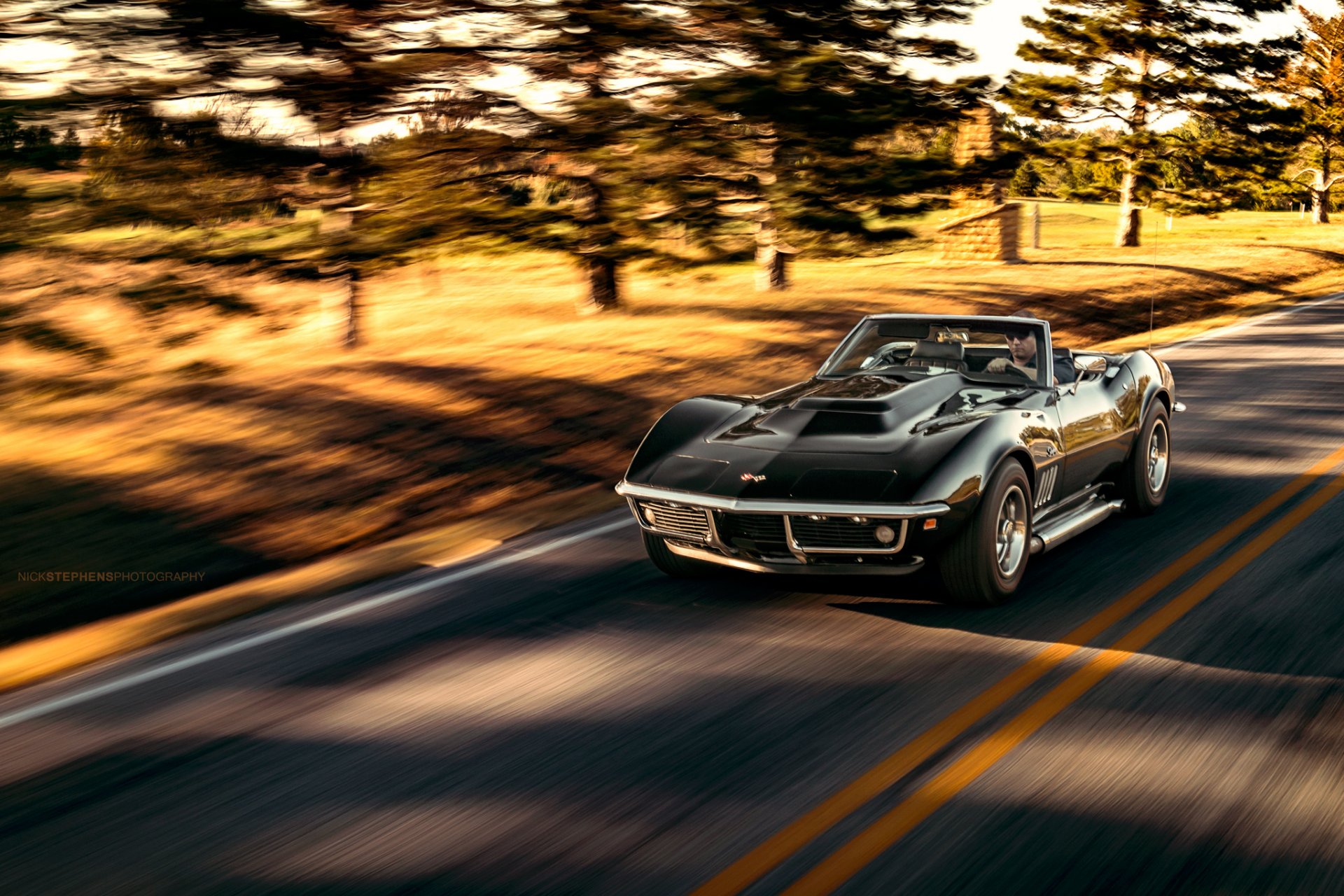 chevrolet corvette stingray black nick stephens photography