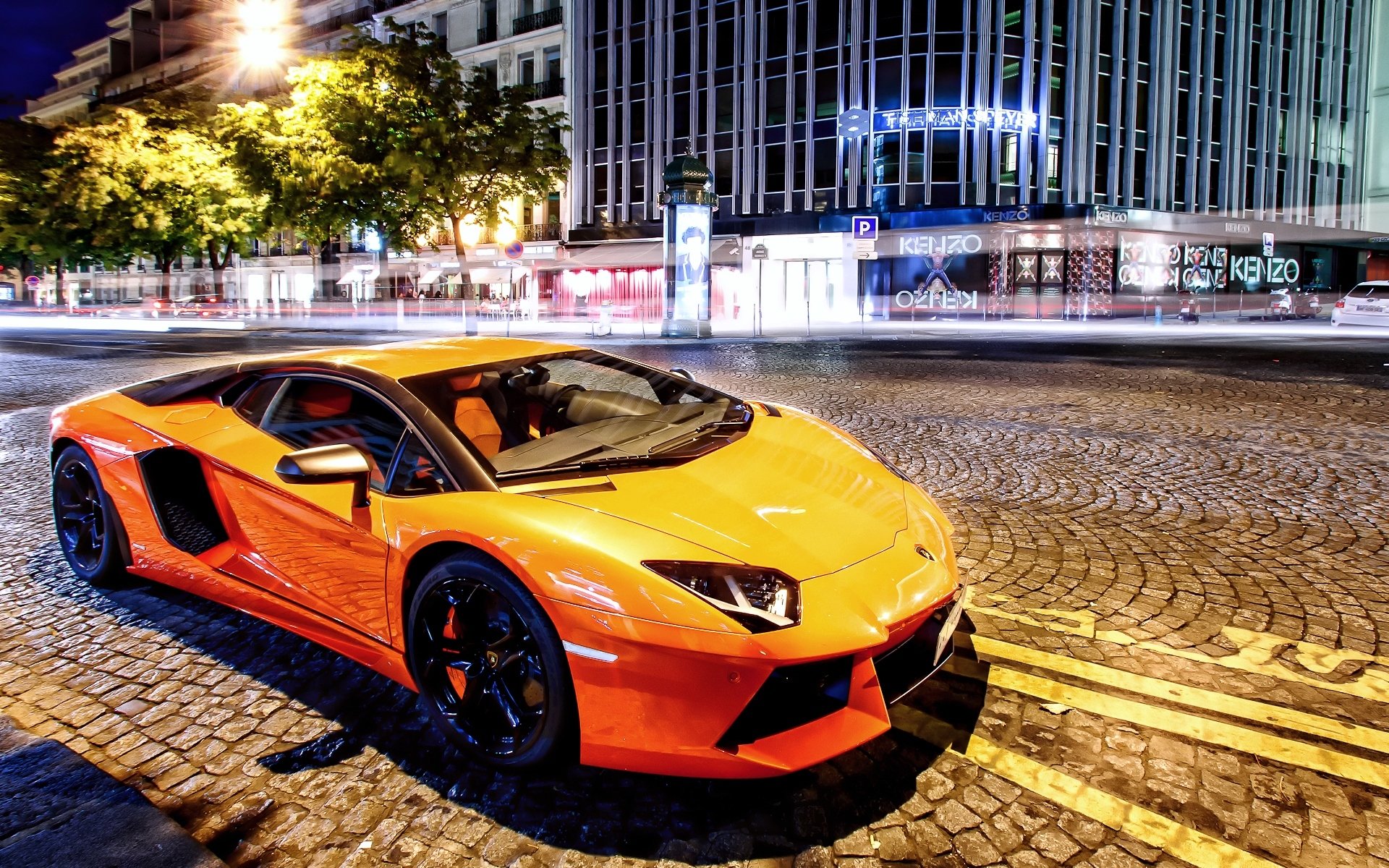 2014 lamborghini aventador lp700-4 ламборджини авентадор суперкар улица