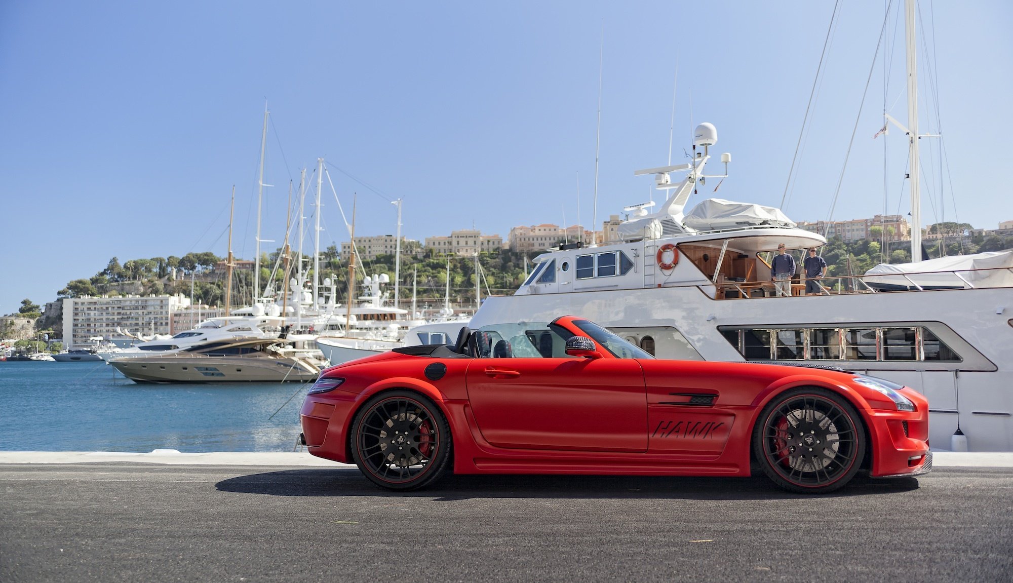 mercedes-benz sls amg hamann hawke rojos