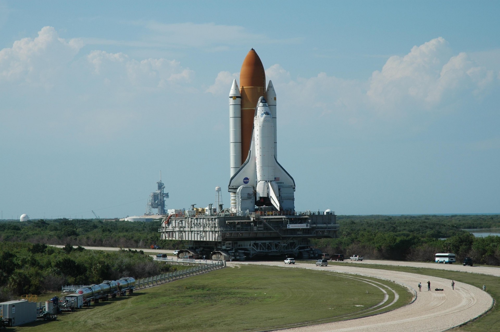 sky blue nasa shuttle