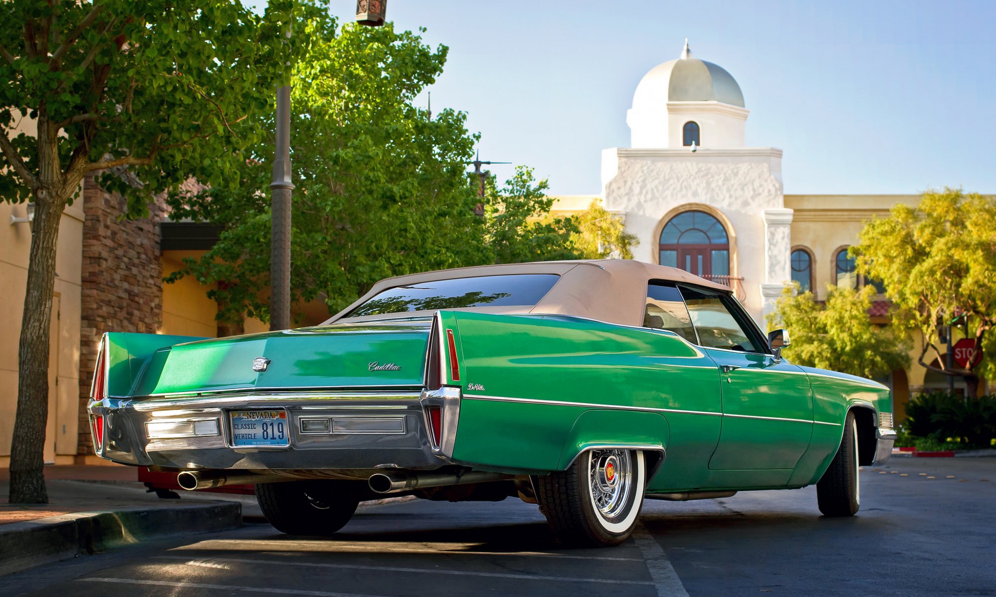 cadillac de ville convertible classic retro