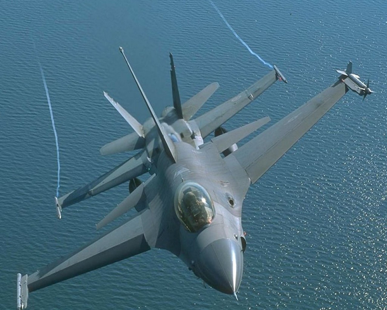 caza avión f16