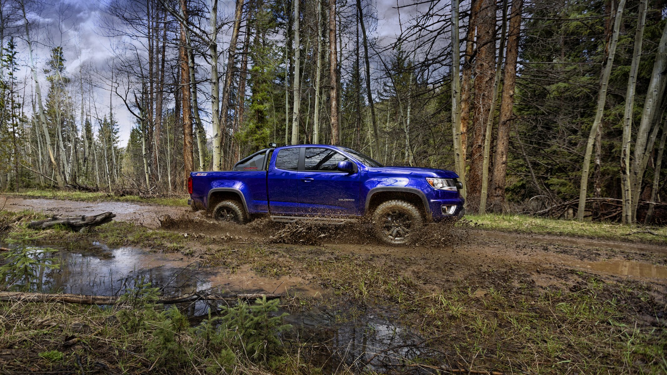 2015 chevrolet colorado z71 jefe del rastro cabina extendida chevrolet camioneta jeep azul