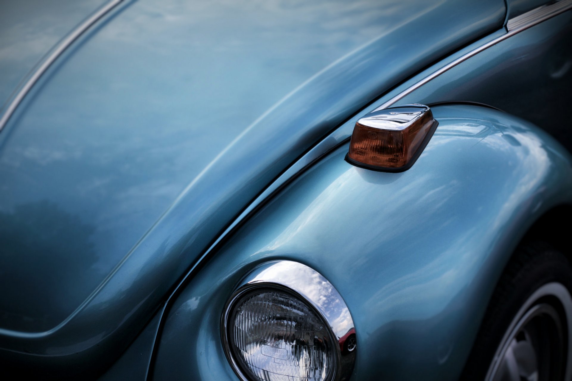 beetle blu macchina sfondo