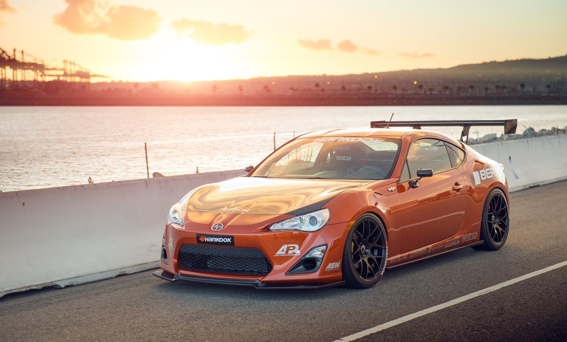 toyota scion fr-s orange tuning front scion fr-