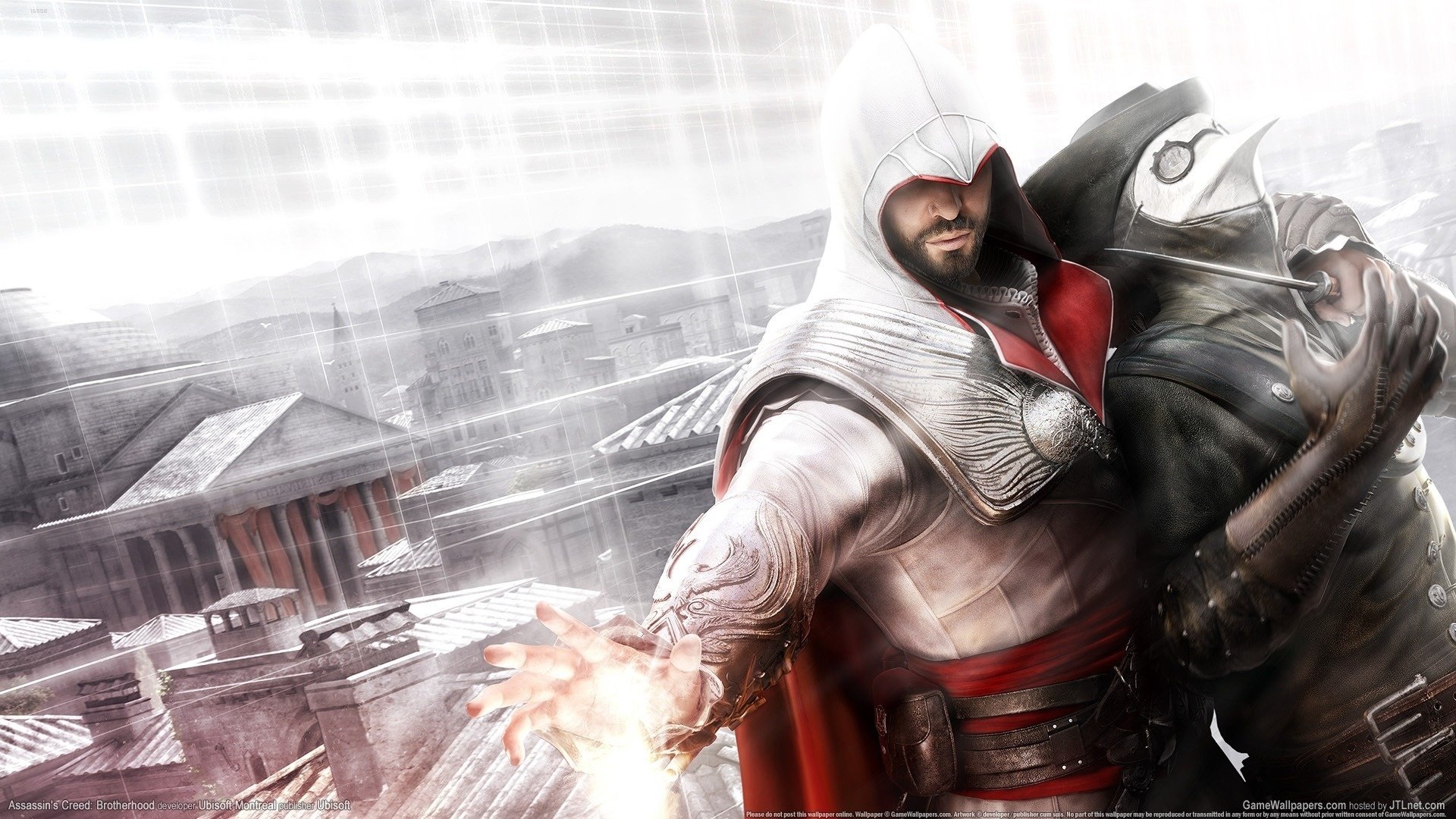 assassins creed brotherhood asesino rehén dibujos anime hombres-a