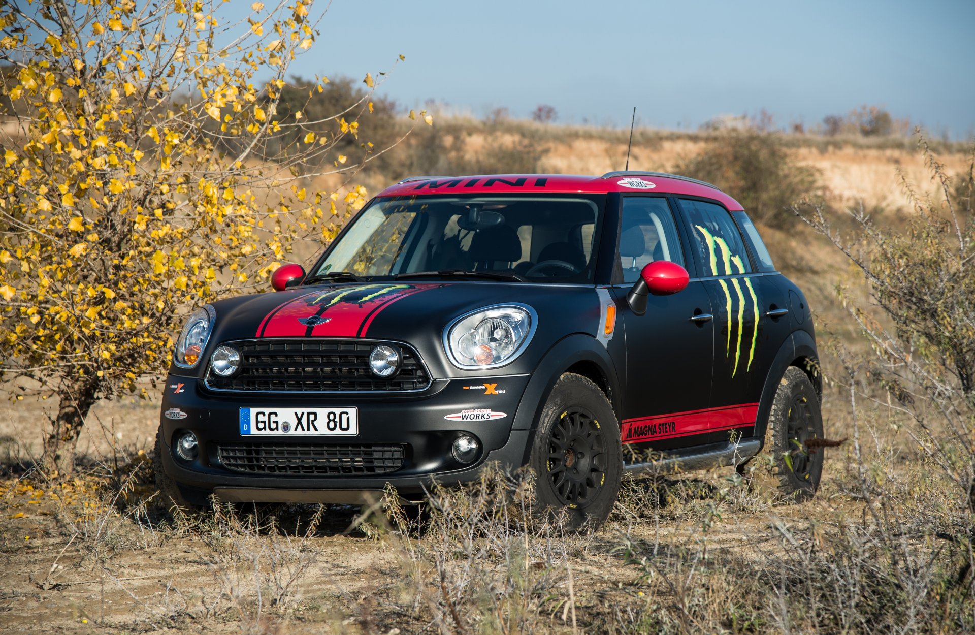 mini cooper mini мини купер земляк x-raid машина передок черный матовый день