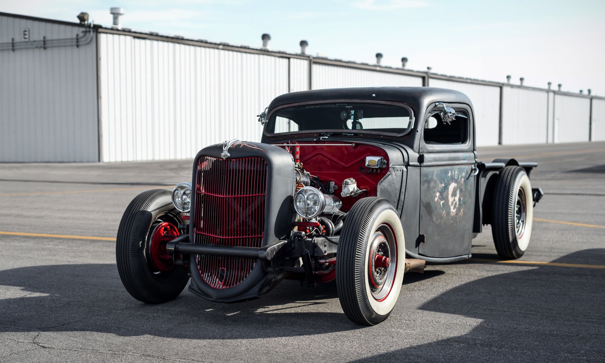 ford hot rod samochód klasyczny przód klasyczny retro