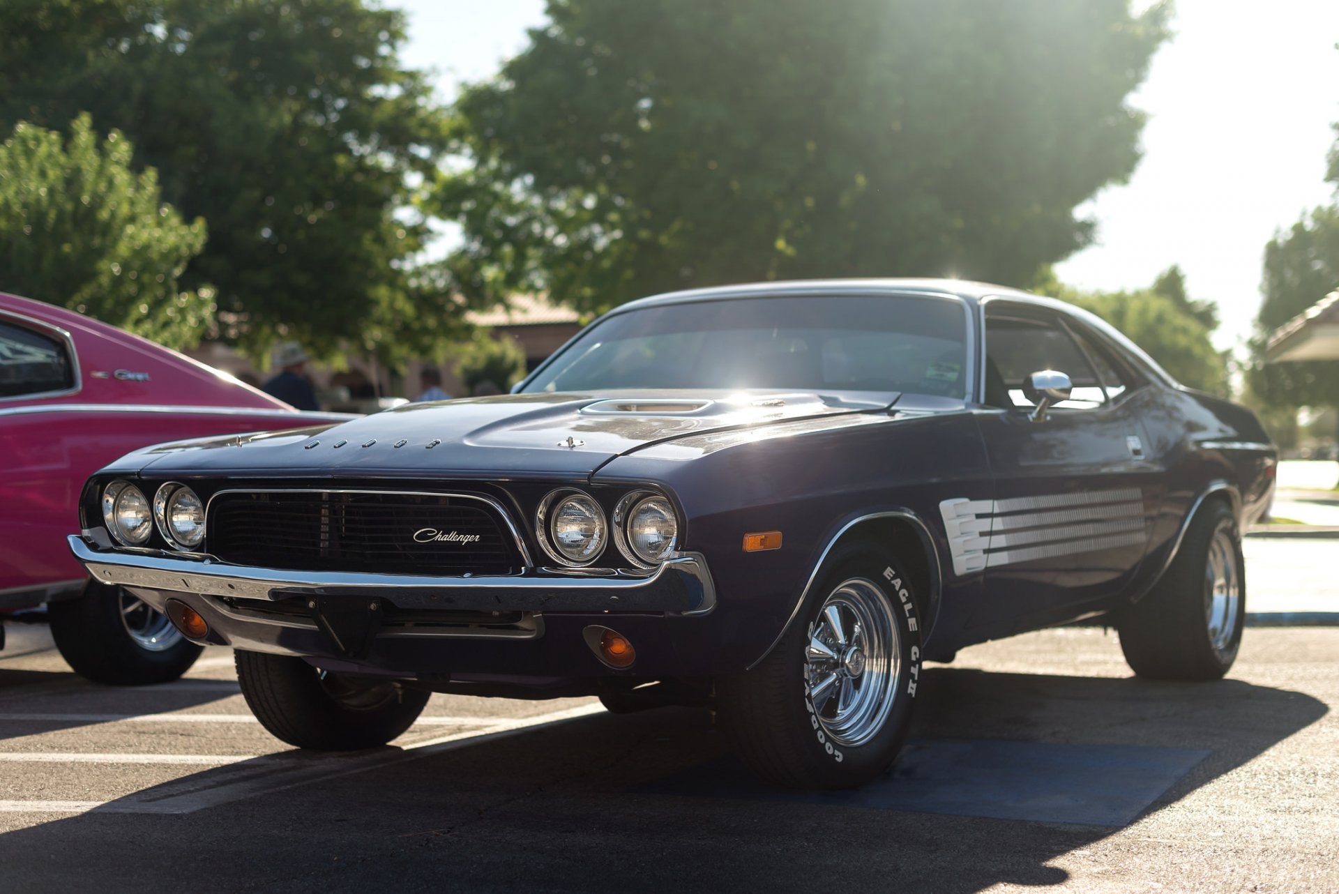 1973 dodge challenger muscle car