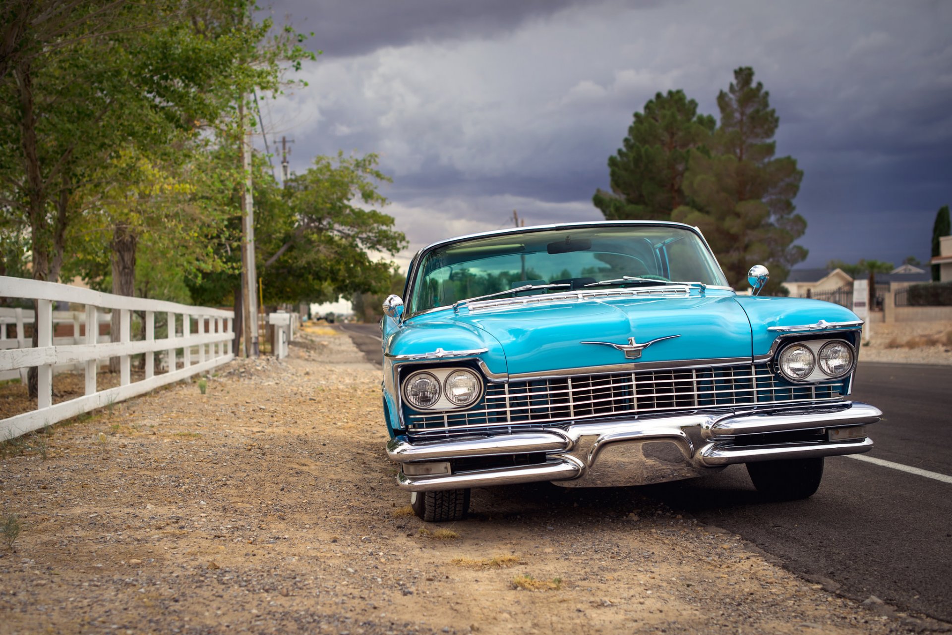 1957 chrysler imperiale classico retro anteriore