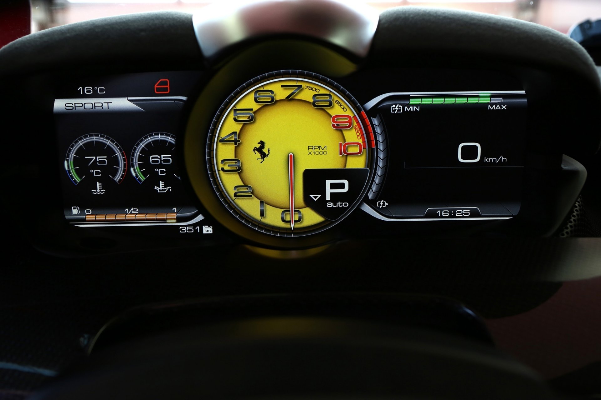 laferrari instruments hypercar