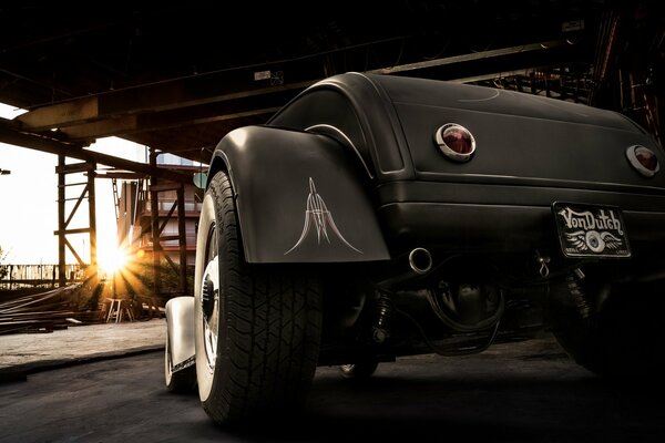 Ford Roadster in the scenery of the 20-30s