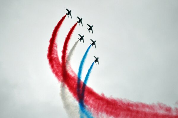 Flag of Russia, aviation troops, air fleet parades, qatar airways