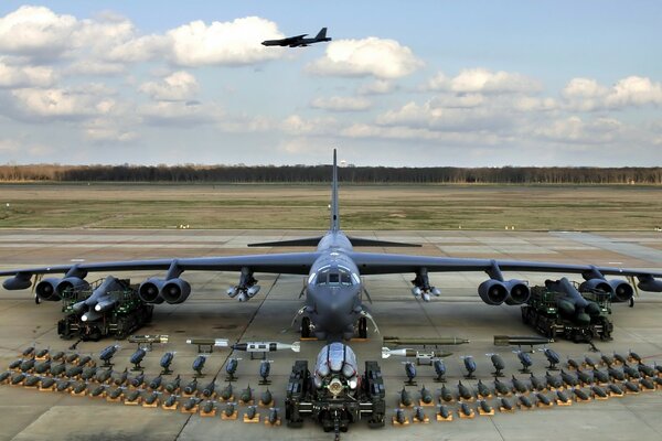 Inspection of the component weapons for the bomber