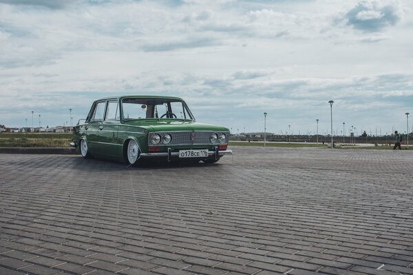 Lada klassische schöne Fotografie retro Auto