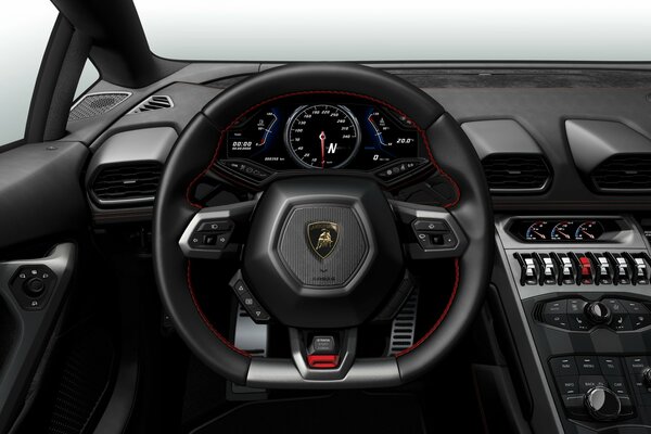 Lamborghini interior desktop wallpaper